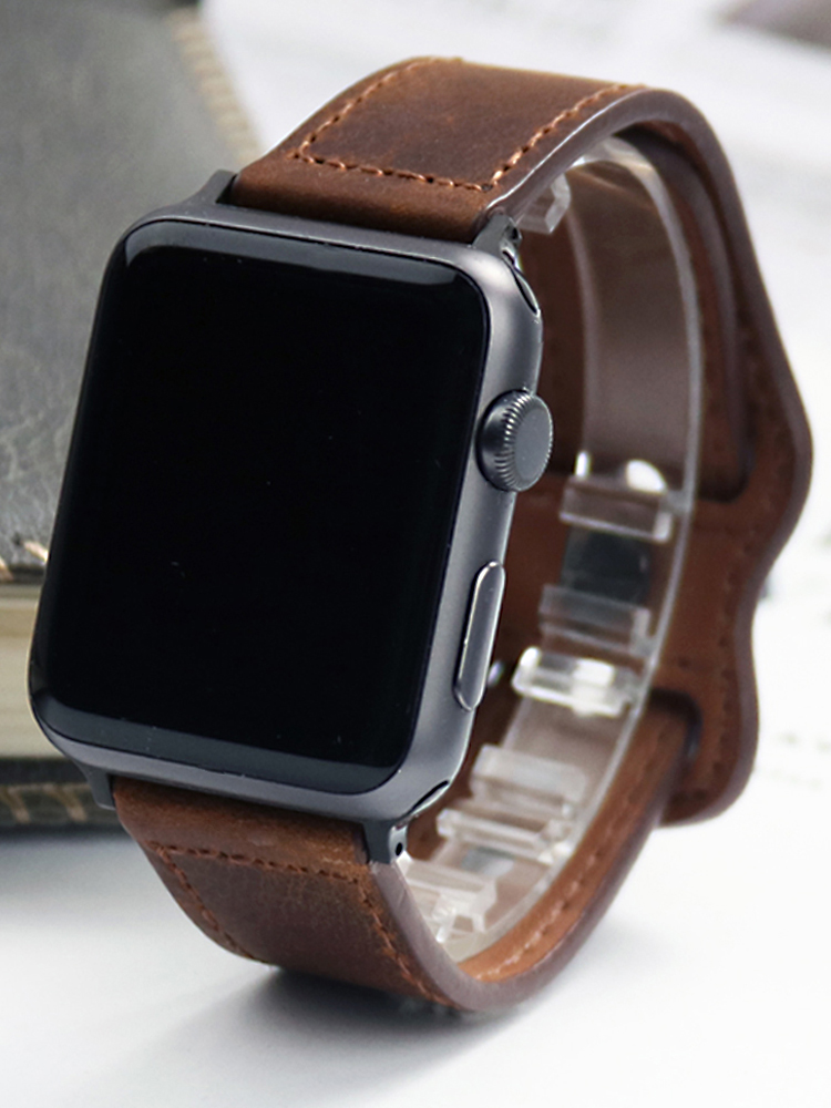 Genuine Leather Correa Strap f - Smartwatch Accessories Shop reseña y precio